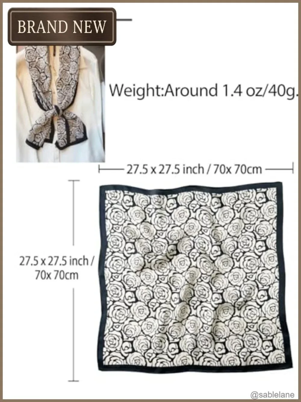 N/A silky polyester